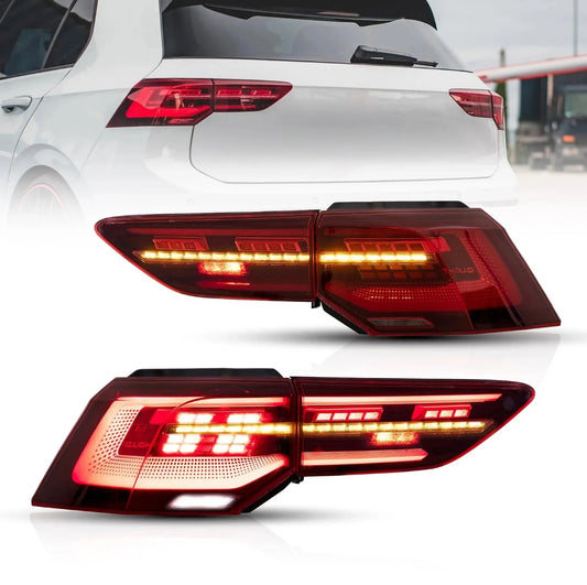 VLand Volkswagen VW Golf 8 2020-2023 dynamische LED Rückleuchten